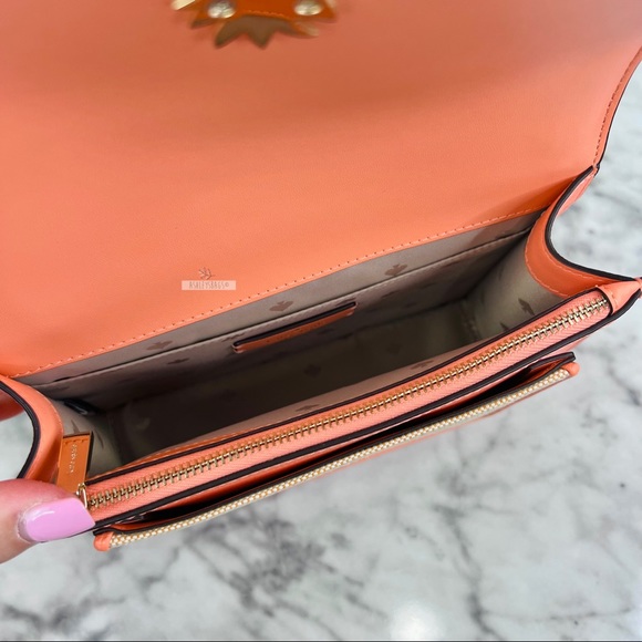 Kate Spade Melon Ball Pineapple Remi Flap Chain Crossbody Shoulder Bag - Picture 8 of 13